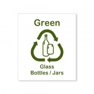 Green - Glass Bottles + Jars